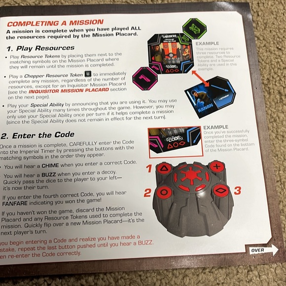 Star Wars Rebel Mission game ages 6+ 2-5 players - Picture 5 of 6